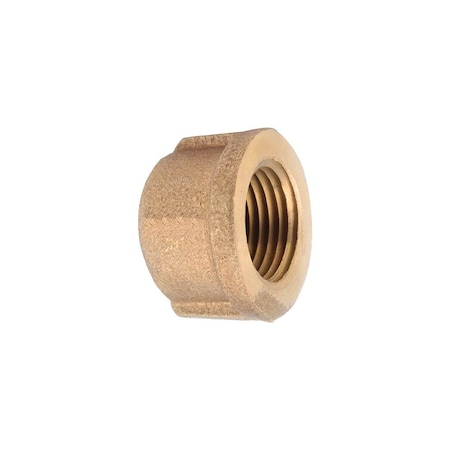 Thrifco Plumbing 1 Inch Brass Cap 5318085